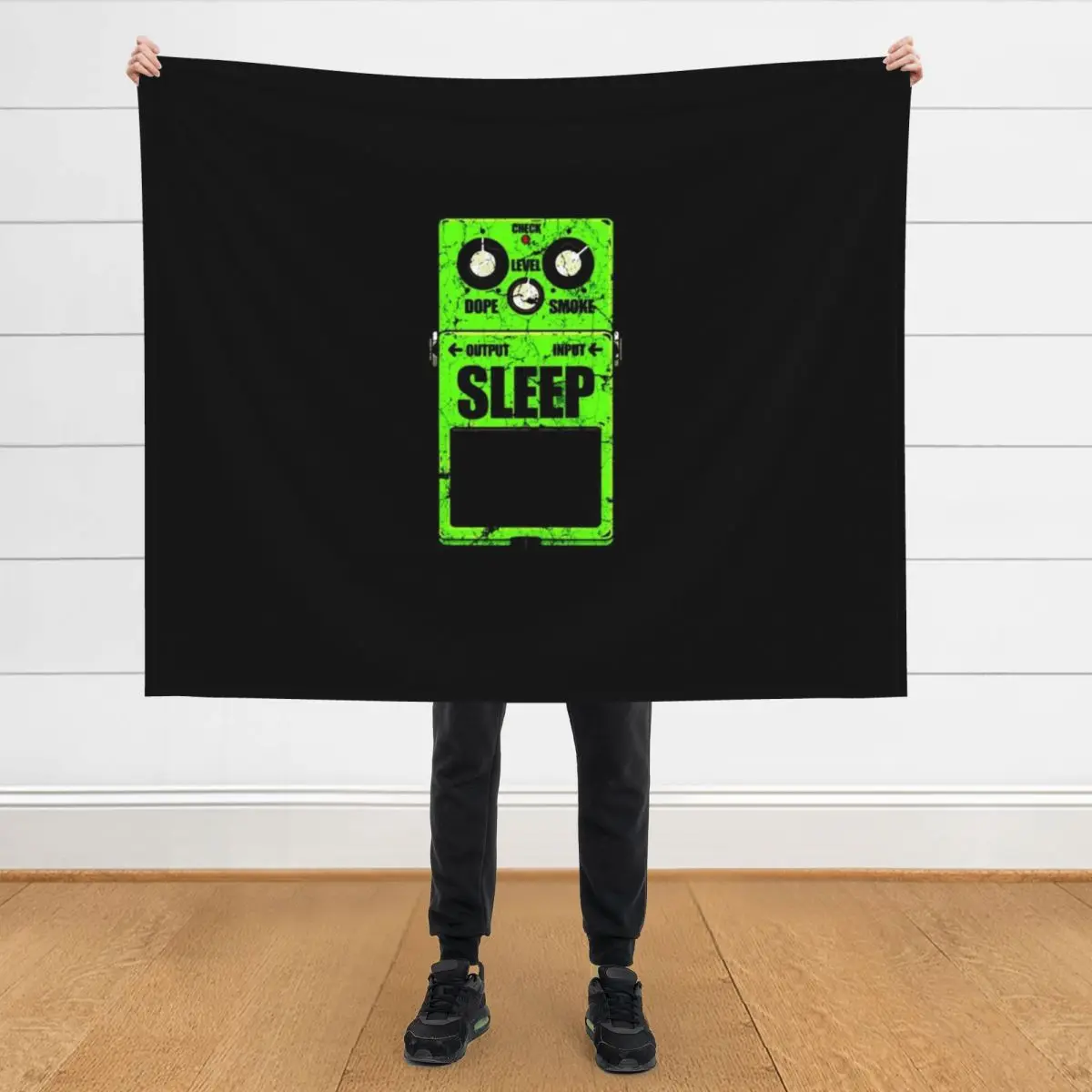 

Sleep Band Stompbox Throw Blanket Sleeping Bag Thermals For Travel Thin Beach Blankets
