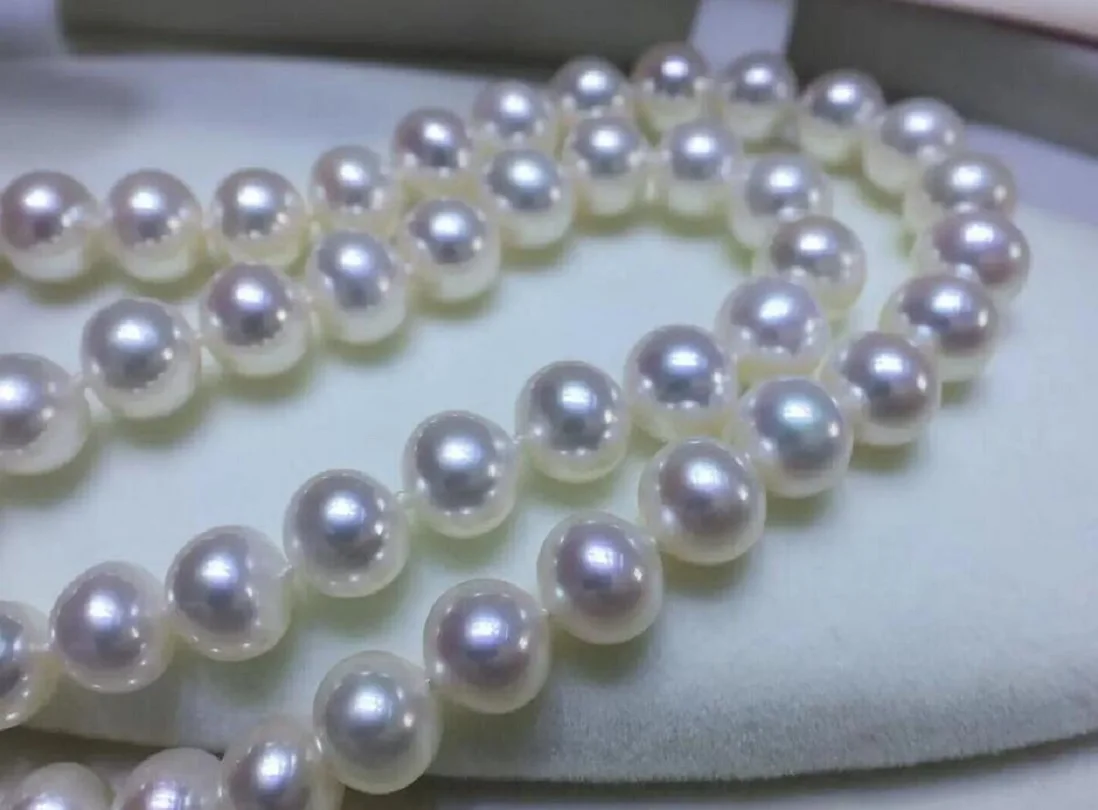 Noble Elegance AAAAA 10-11mm South Sea Round White Pearl Necklace 18 inches 14K