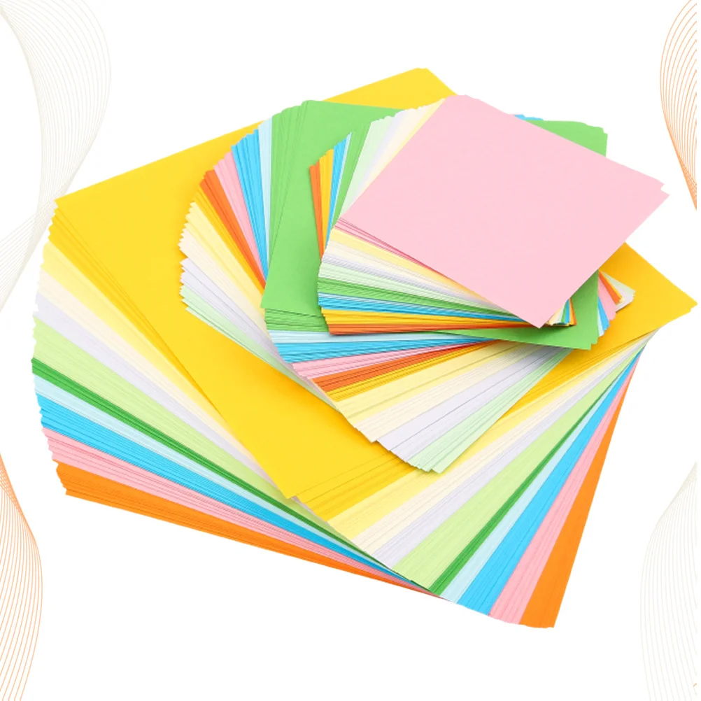 200 قطعة من ورق اوريغامي مزدوج الجوانب بألوان زاهية قابلة للطي لتزيين الحرف اليدوية ذاتية الصنع المشاريع اليدوية #5