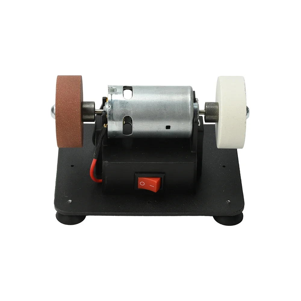 Elektrischer Schleifer 100W Reiner Kupfermotor AC 100-240V Grob- und Feinschleif- sowie Poliermaschine Tragbares Desktop-Schleifwerkzeug – Detail 7