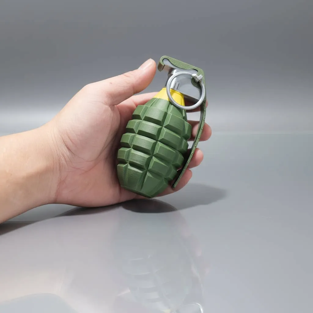 

Реплика в масштабе 1:1, 3D-печать, модель US Army MK2, коллекционный предмет для любителей военной тематики, с пружинной рукояткой.