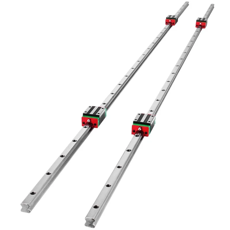 

Linear Rail HSR15-1500mm 2pcs Linear Guideway Rail4X Square Type Carriage Bearing BlocksLinear Rail Support for 15mm
