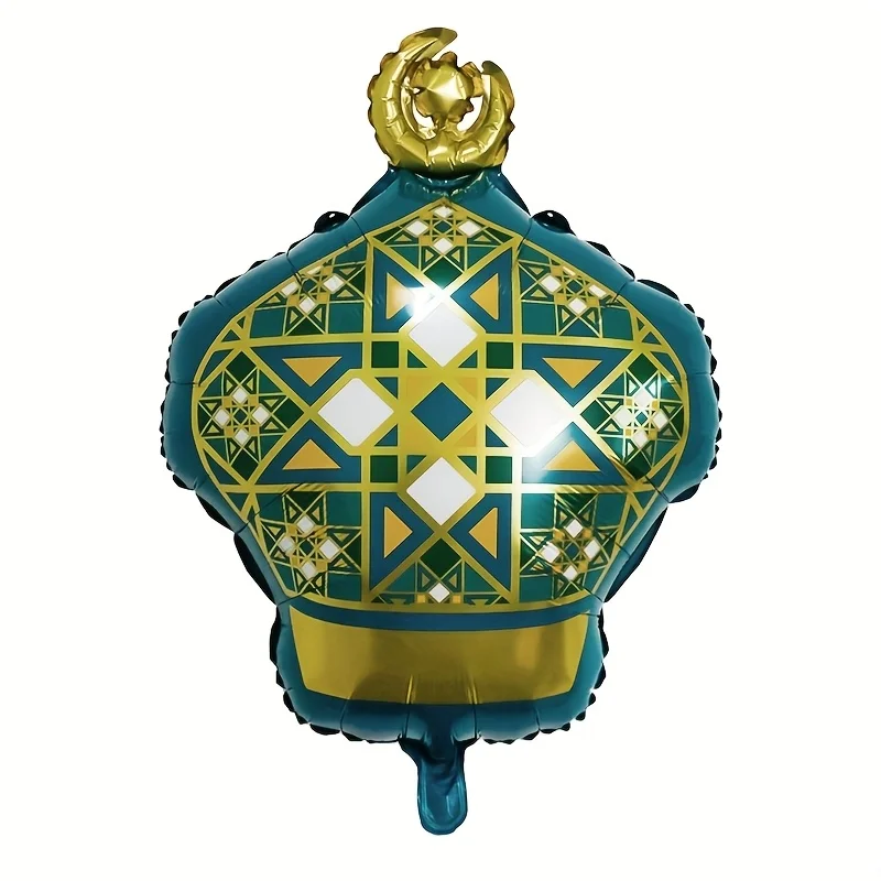 1 قطعة بالونات مبارك عيد الفطر كريم الإسلام مسلم الطرف بالون تزيين هدية