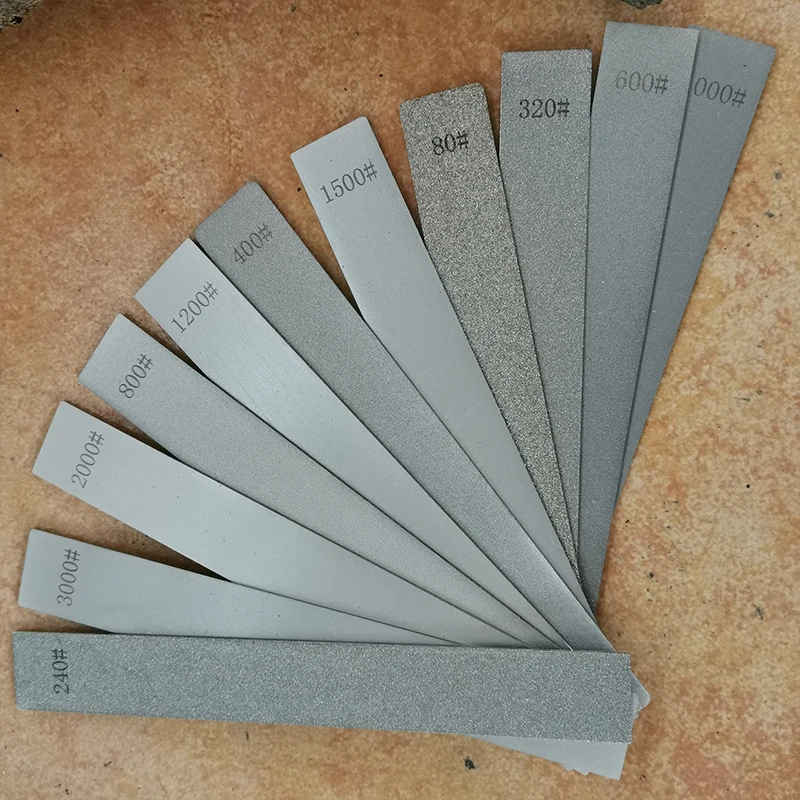 Diamantstein ohne Basis, gebrauchter Messerschärfer, Diamant-Schleifstein, Schleifstein, Schleifstein, Bars, Küchenwerkzeug