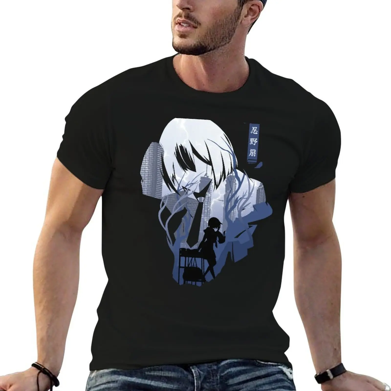 

Ougi Oshino T-Shirt man t shirts cotton graphic t shirts for man t shirt for man T-shirt
