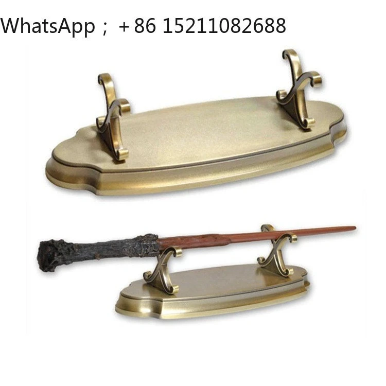 LLY wand display rack peripheral pendulum magic wand genuine display rack pure metal copper bracket ornament gift