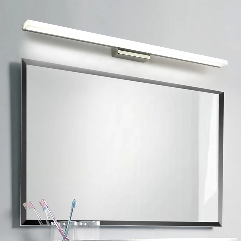 Simple Modern Led Wall Lamps Waterproof Fog Proof Bathroom Wall Lights Cabinet Home Decorative Wall Mirrors Lamp
