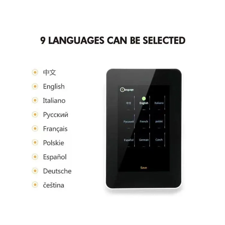 2025 Tuya Smart Home Indoor Horizontal screen  Thermostat Digital Water Heater Thermostat