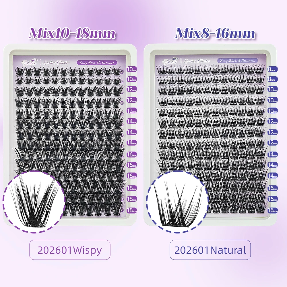 cilios-posticos-yelix-diy-em-tufos-168-pecas-comprimentos-mistos-naturais-leves-e-volumosos-extensoes-de-cilios-macias-pacote-de-grande-capacidade