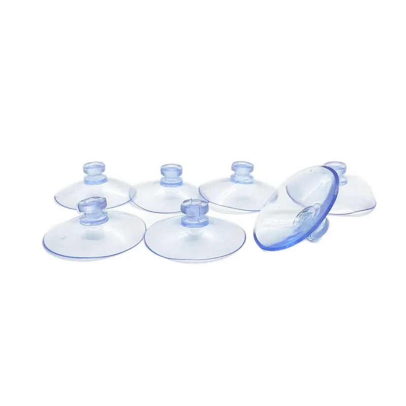 20 Pcs Clear Suction Cup Small Rubber Sucker Pads Shower Caddy Connectors Suction Cups for Bathroom Window Car Glass (20mm)