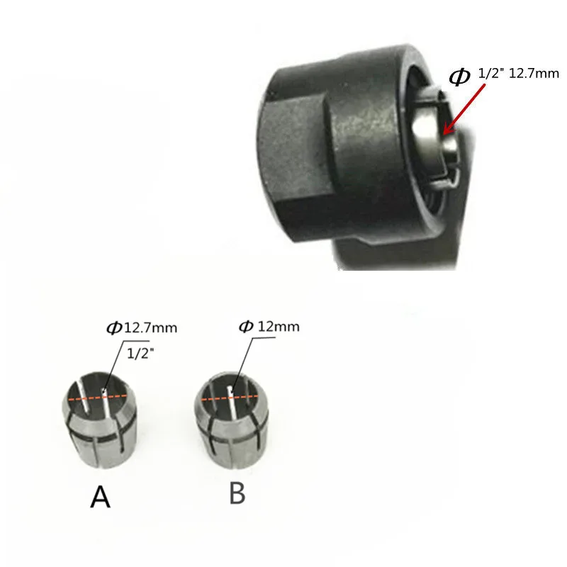 Collet Cone Nut 1/2