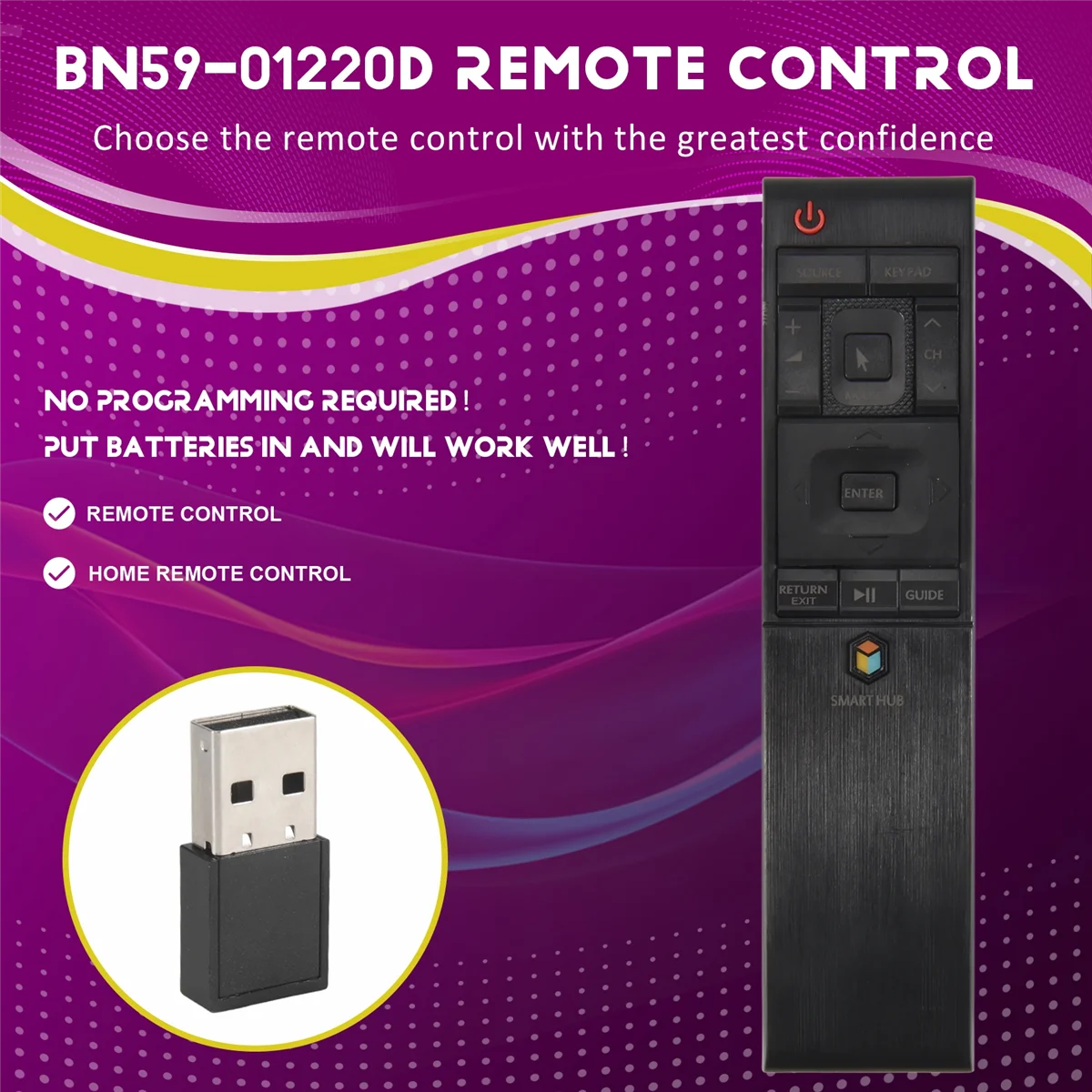 OIIRGO-BN59-01220D リモコン Samsung BN59-01221B BN59-01220A BN59-01221J BN59-01220E テレビリモコン交換用