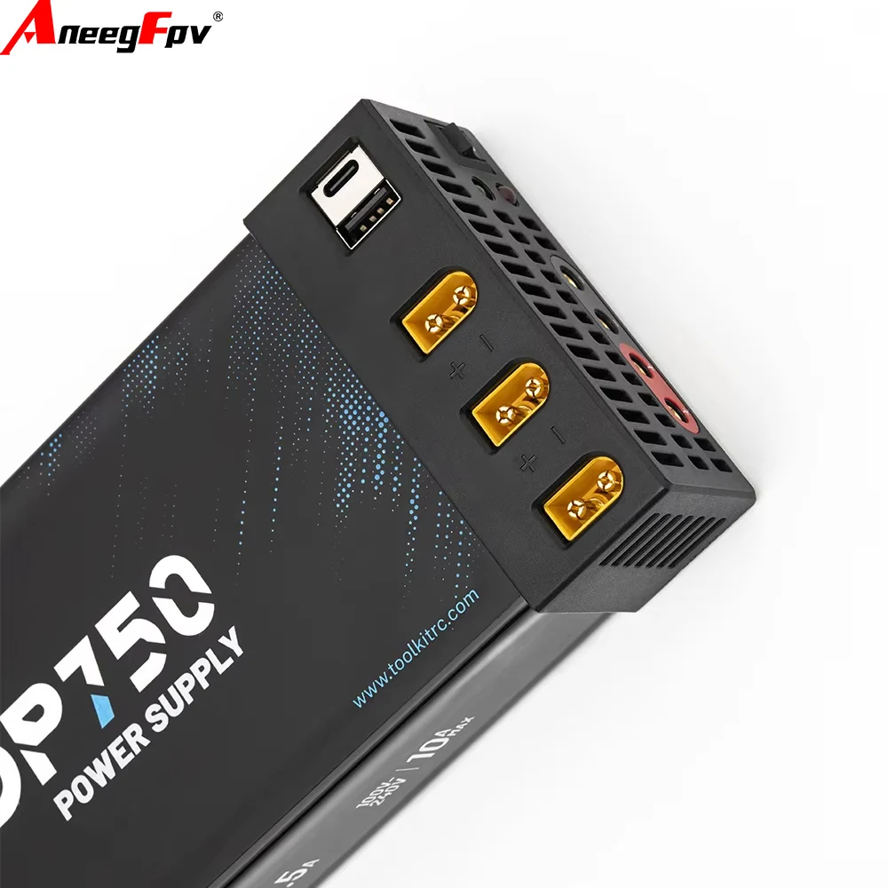 อะแดปเตอร์จ่ายไฟ ToolkitRC ADP750 750W พร้อมหัวต่อ XT60 XT90 แรงดันขาออก 12V 30A แรงดันขาเข้า 100V-240V สำหรับเครื่องชาร์จแบตเตอรี่ ToolkitRC