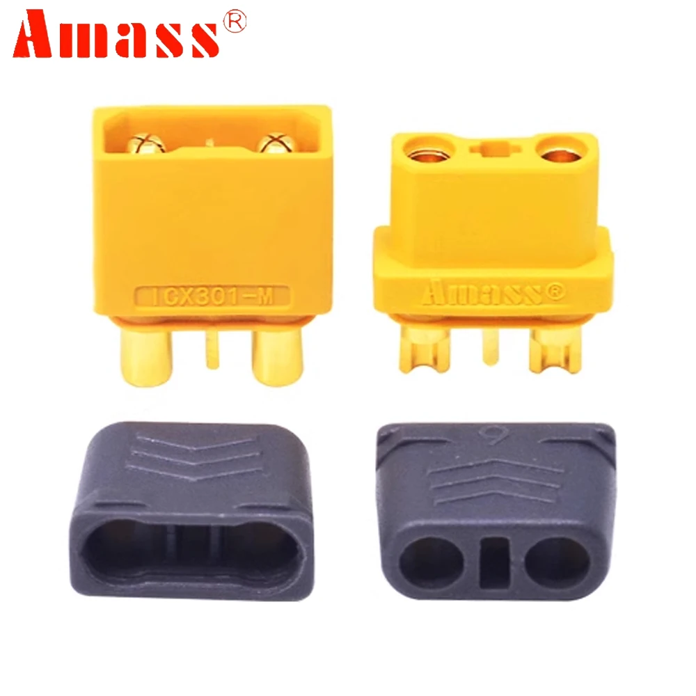 Amass ICX301 Plug Female and Male High Current Lipo Battery Connectors With Signal Interface For RC FPV Drone Car Parts Diy