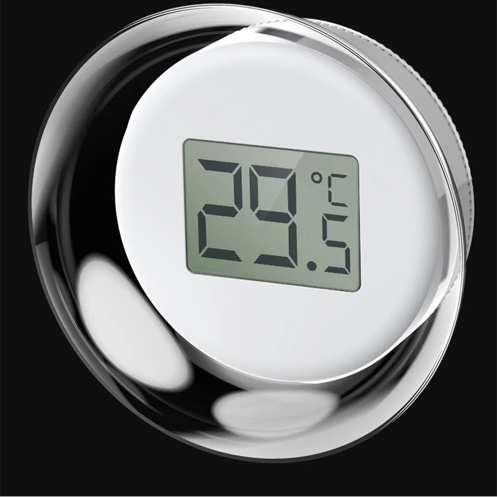 

1Pcs Aquarium Fish Tank Digital Thermometer Suction Cup Submersible Mini Size Electronic Thermometer Clear LCD Display White