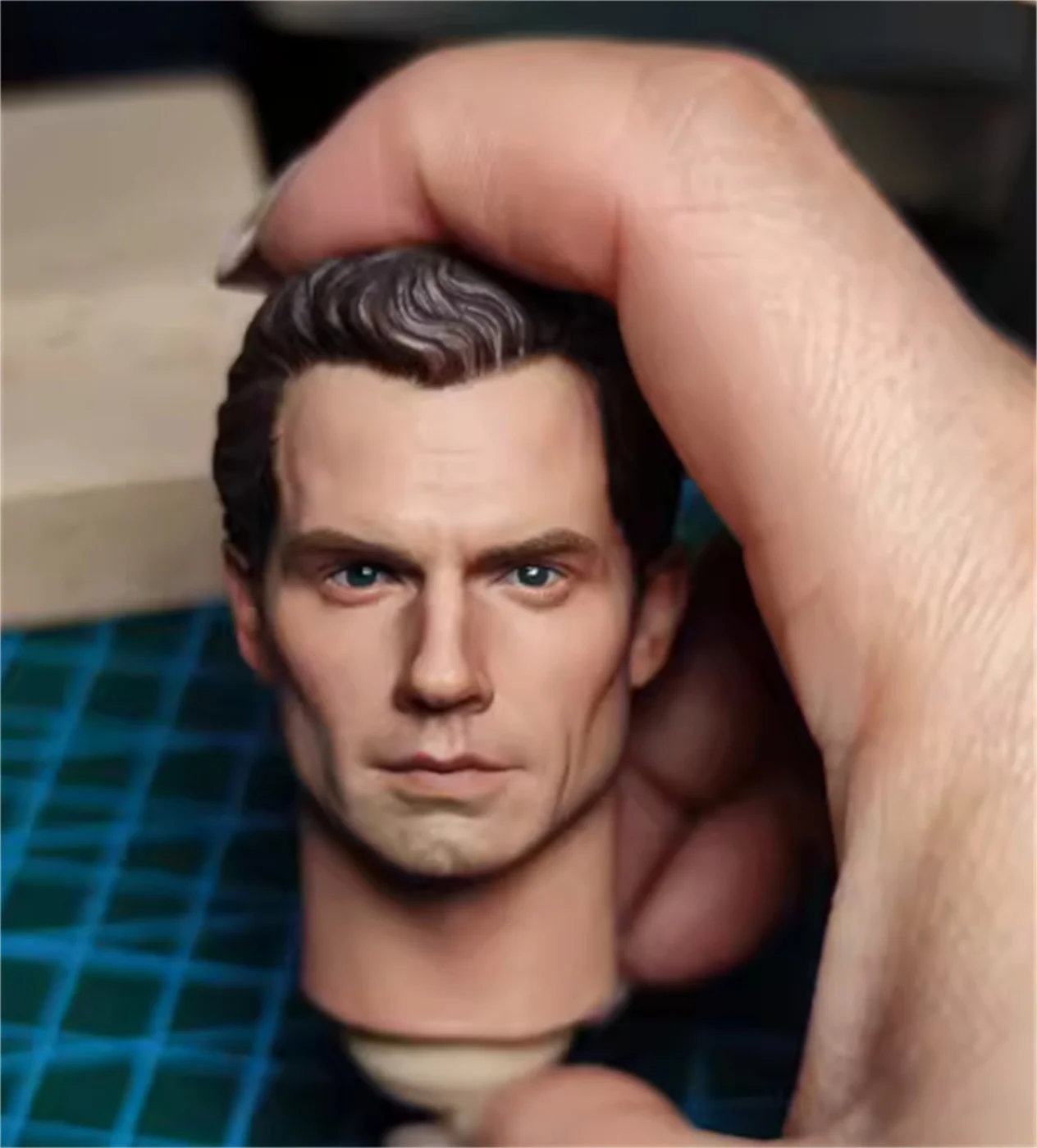 Henry Cavill 1/6 Scale Head Sculpt Model  Head Carving  Movie Actor  Anime Star    Fit 12'' Ac for