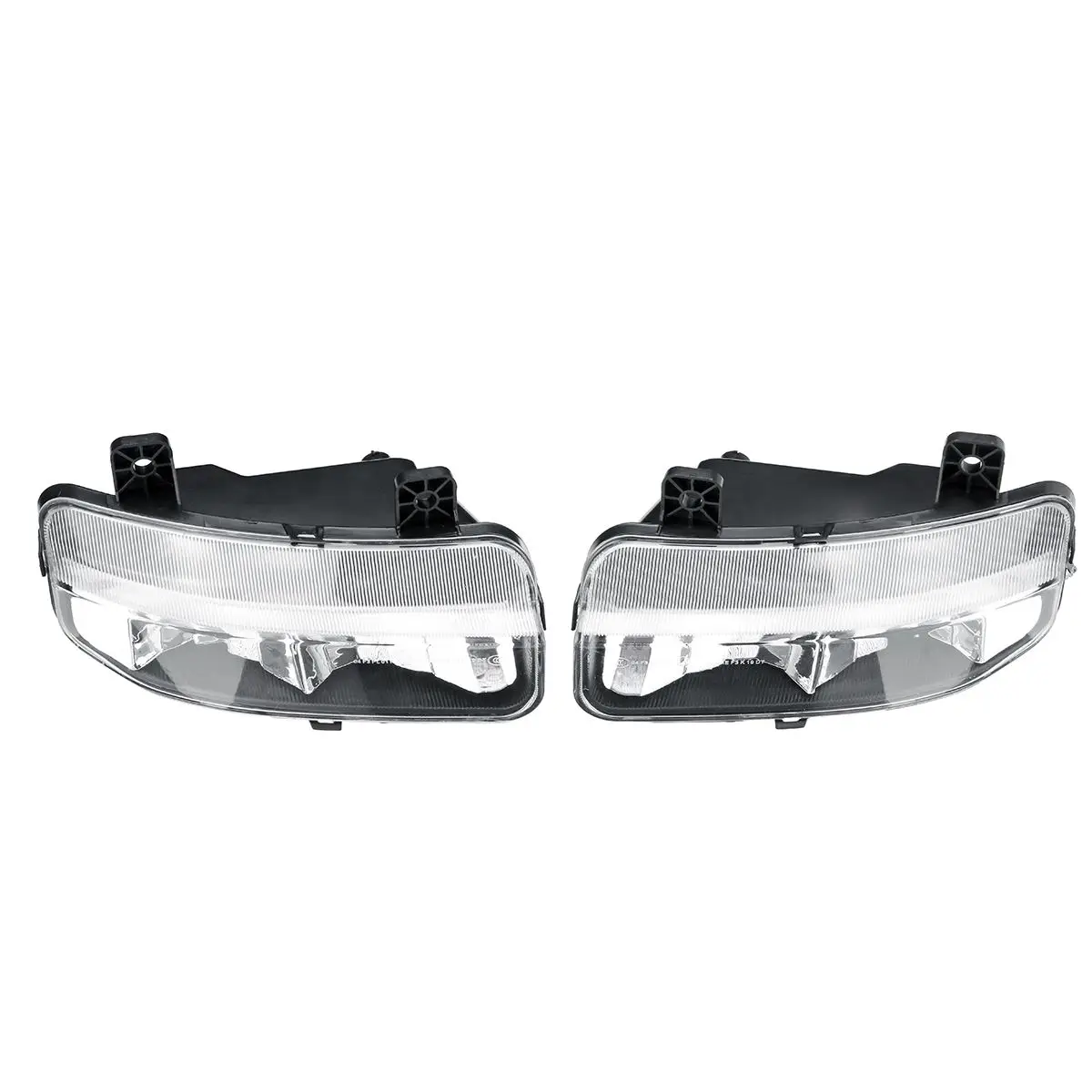 Pair LED Car Front Bumper Fog Lamp Light Headlights For Dodge Ram 1500 2500 3500 DT 2019-2021 Front Head Signal Lamp Assembly