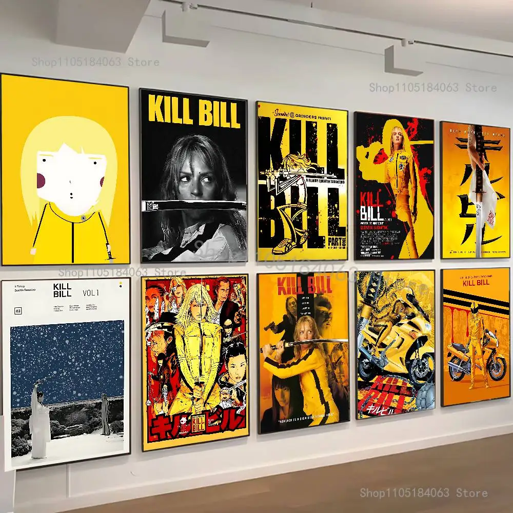 

K-Kill Movie B-Bill Poster HD Art Sticky Wall Waterproof Home Living Room Bedroom Bar Aesthetic Decoration