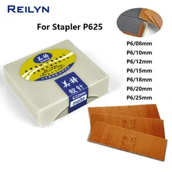 Grampo para Framing Tacker, Mosquito Nail, Stain Proofing Grampeador, Grampeador para Móveis para Madeira, 20mm, 25mm, P625, 10000Pcs