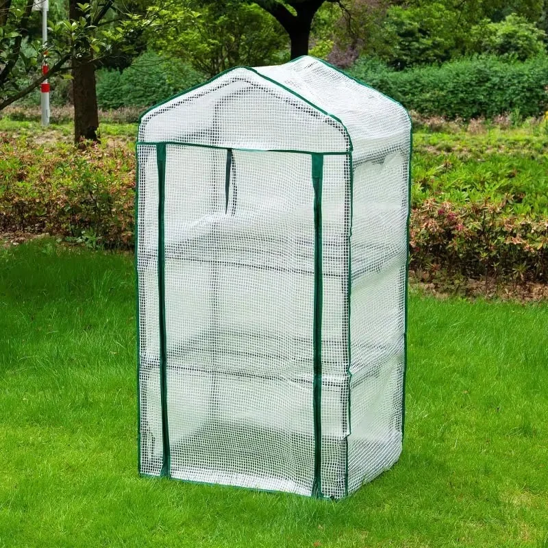 Mini Gardening Plants Flower Greenhouse Covered Garden House