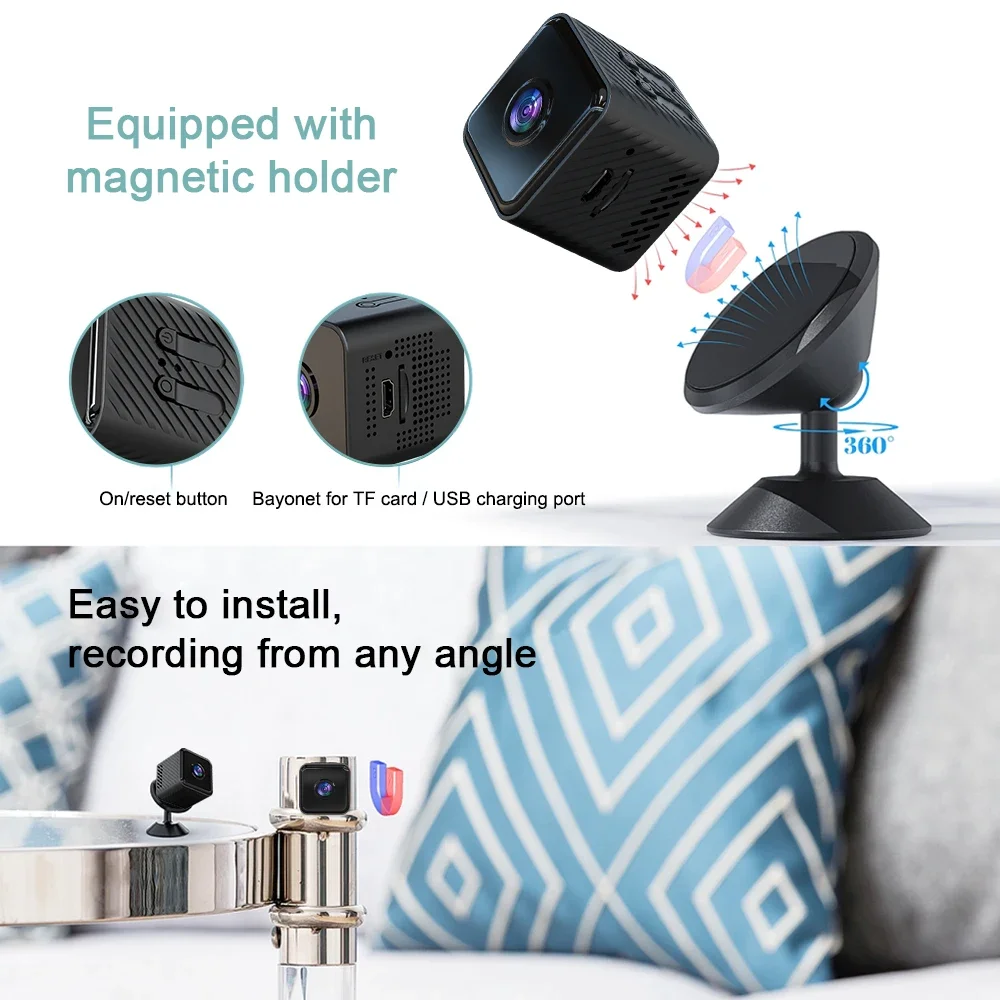 Mini Wifi Camera Wireless 1080P Video Clear IR  Night Vision Motion Detection Home Security Surveillance Digital IP Cam Monitor