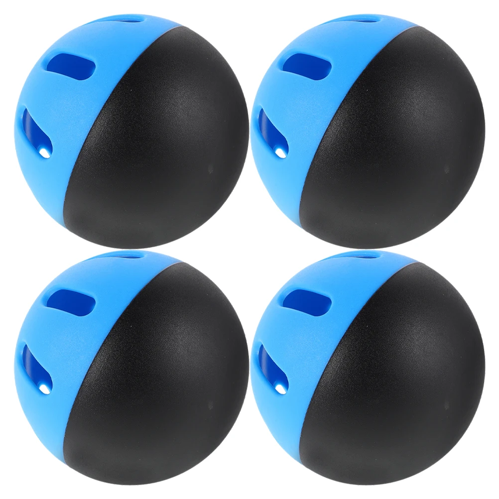 4 Pcs 74mm 실내 야외 타격 훈련을위한 야구 소프트 할로우 공 연습 미니 장난감 공 세트 기술 개선