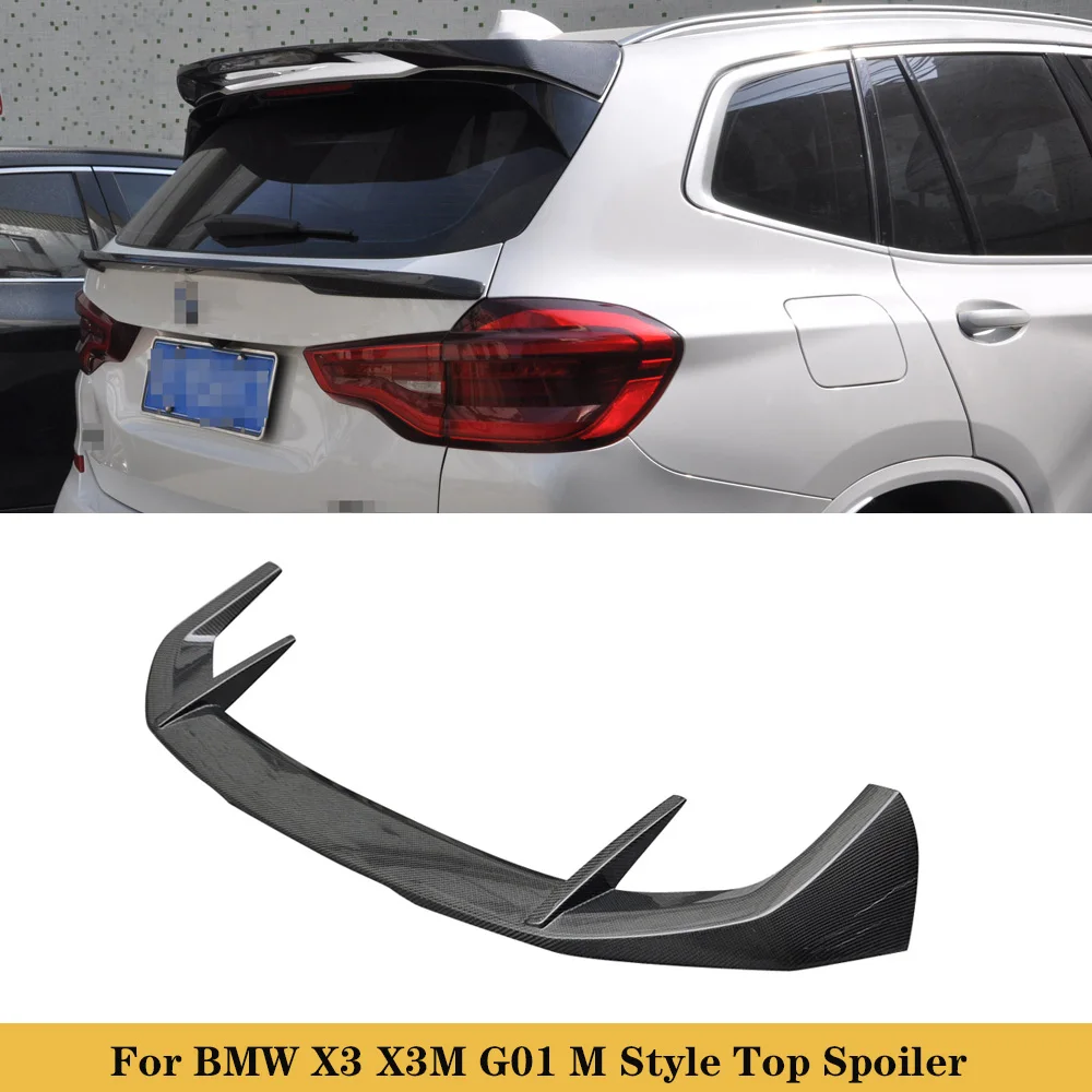 Для BMW X3 X3M G01 2019+ углеродное волокно, задний спойлер на крышу, крыло, автоматическая настройка
