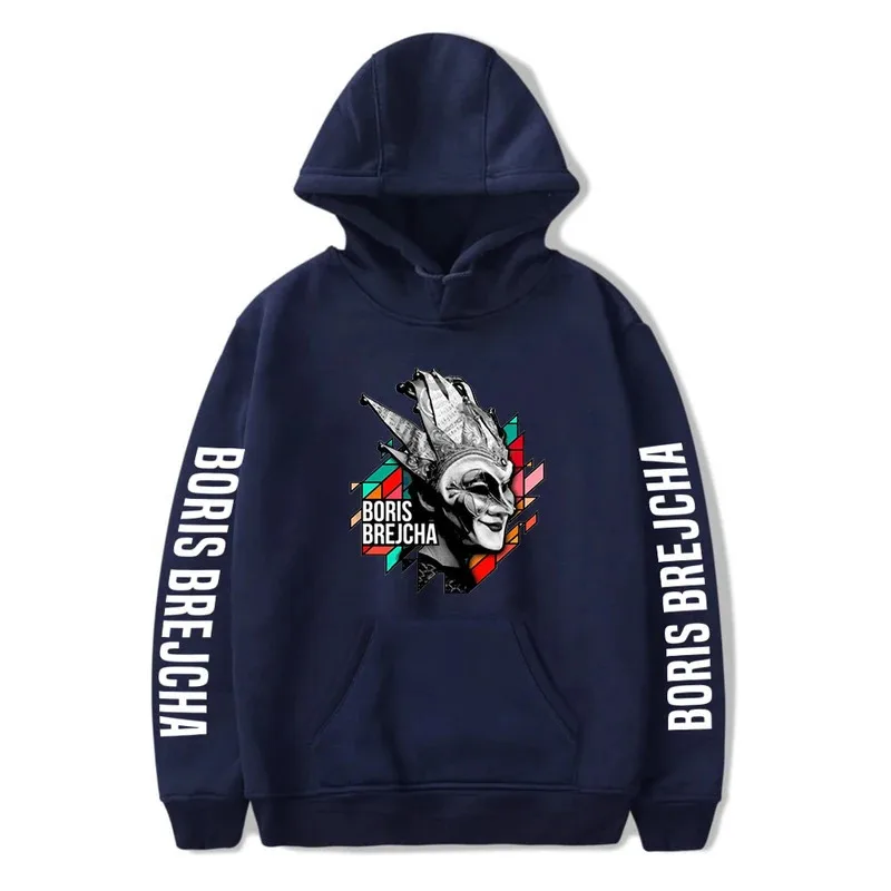 25COS2022 طباعة الساخن الألمانية DJ بوريس بريجشا هوديي الرجال/النساء موضة عادية مقنع بوريس بريجشا البلوز Harajuku البلوز