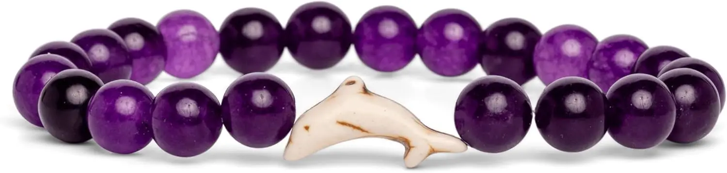 Fahlo Dolphin Tracking Bracelet, Elastic, Supports FIU Marine Conservation, One Size Fits Most for Men and Women