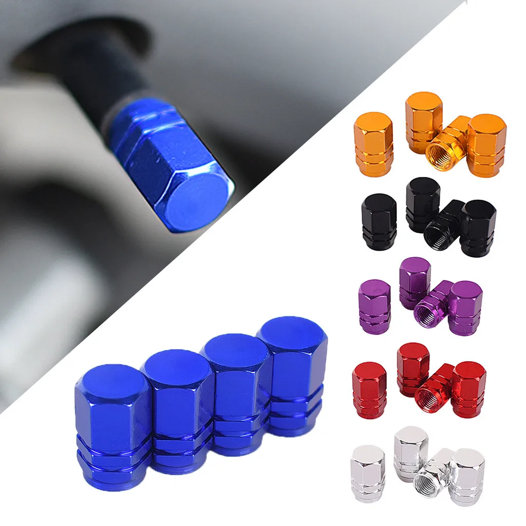 Aluminum Alloy Car Wheel Tire Valve Caps Tyre Rim Stem for Dodge Challenger 2008-2014 Charger 2011-2014 Smoked