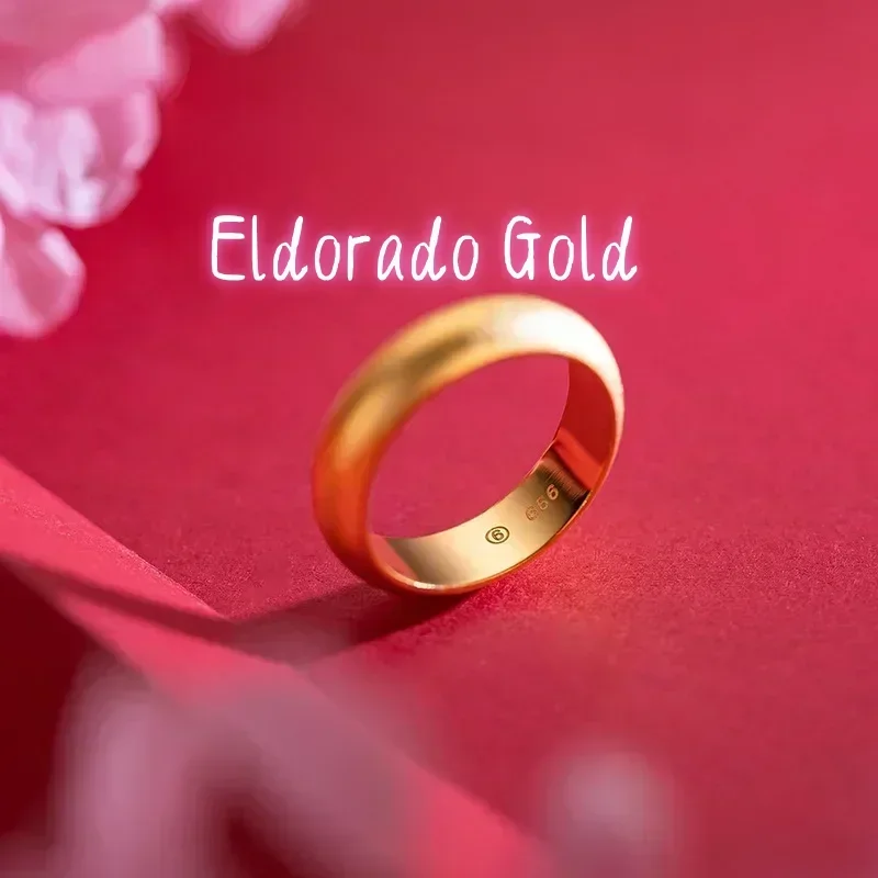 Eldorado Gold  gold 24K yellow gold Inheritance ring for men and women couples