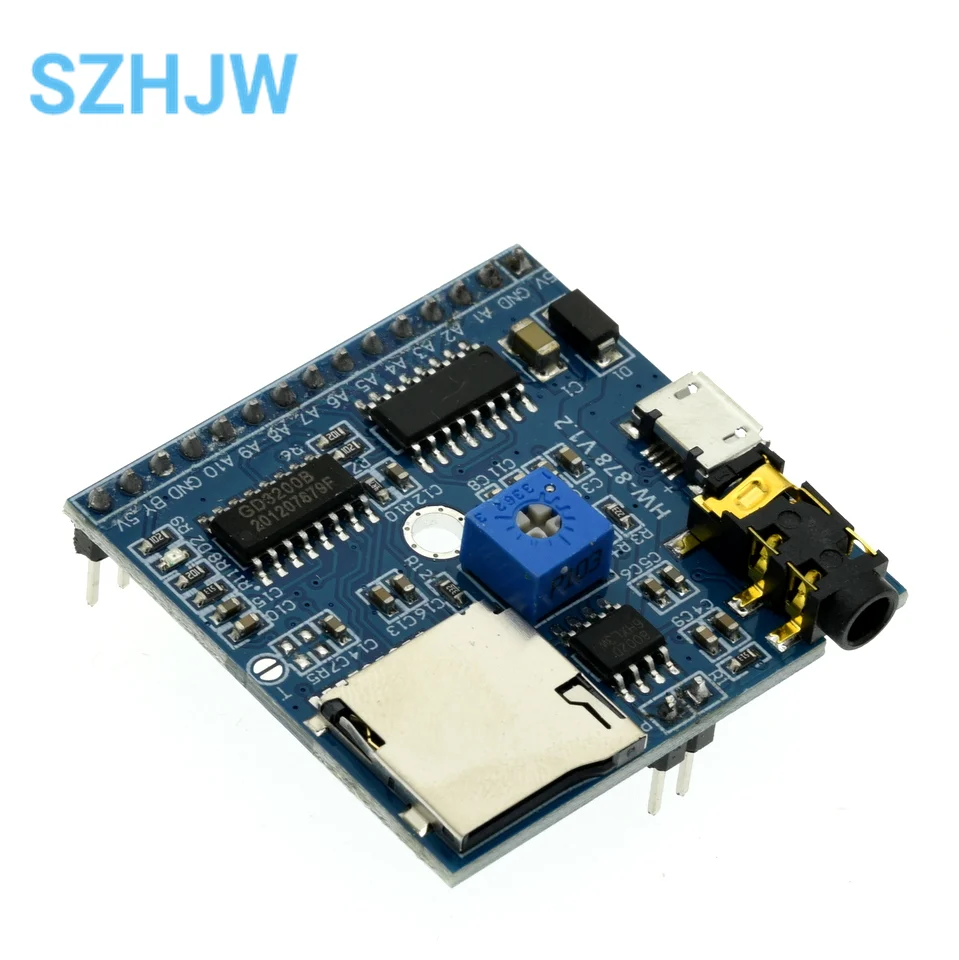Voice Playback Module MP3 Prompt Trigger One Broadcast Once Announcer Compatible With Arduino