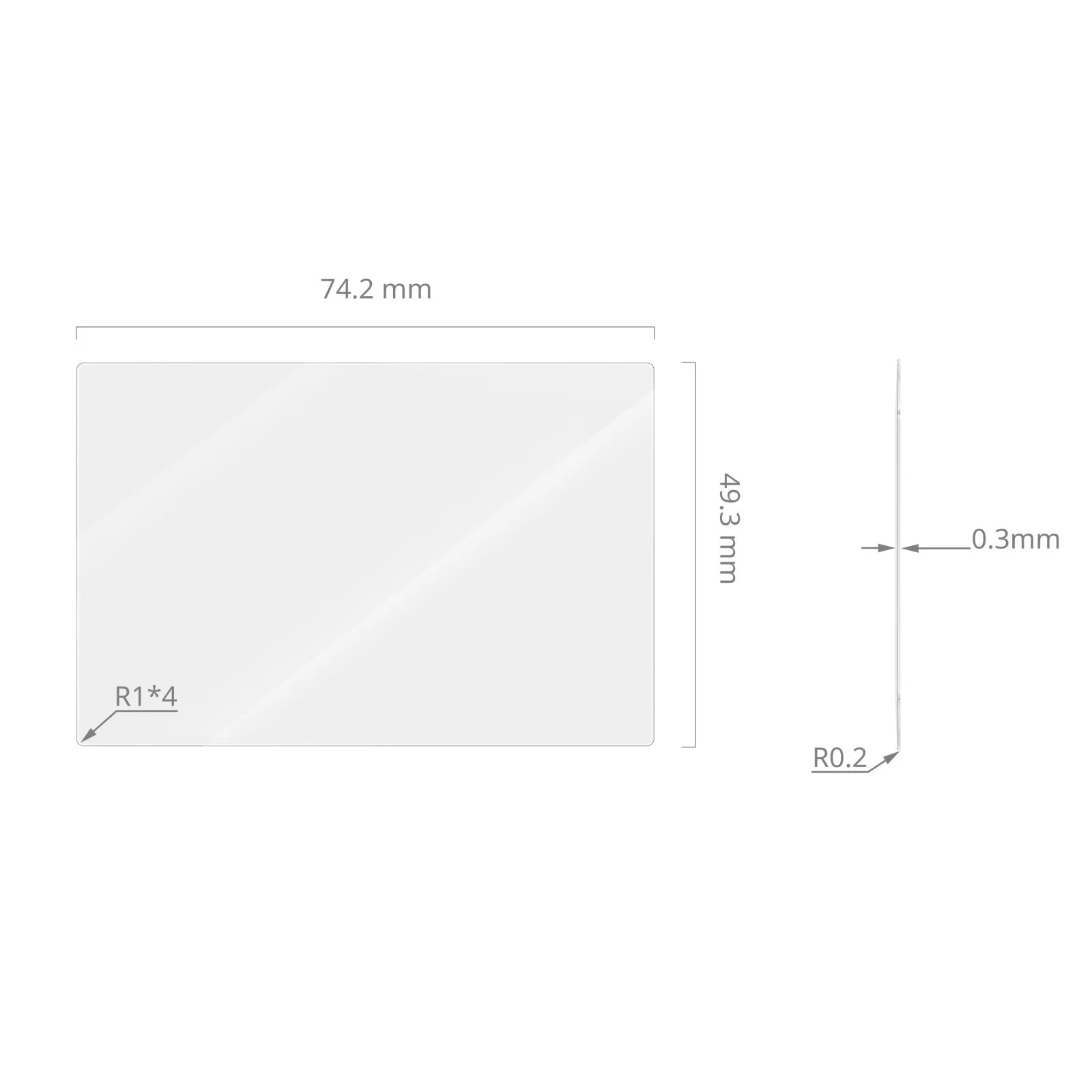 Osłona ekranu SmallRig do FUJIFILM X100VI / X100V / X-E4 / X-T4 / X-T5 / RICOH GR IV Osłona ekranu ze szkła hartowanego 5803 — zdjęcie produktu 3