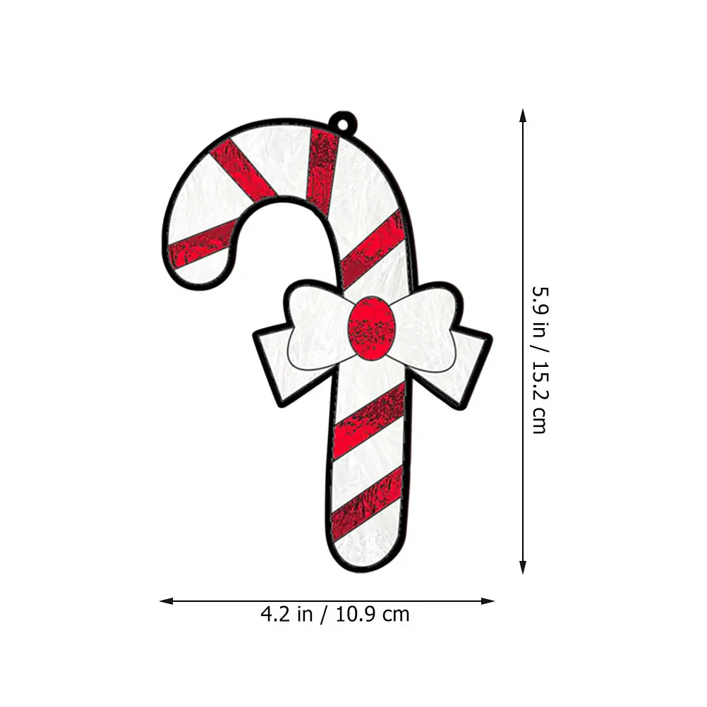 ديكور المنزل عيد الميلاد الاكريليك قلادة حلية الشماعات النباتات الاصطناعية حلي معلقة أضواء شجرة على شكل رجل #5