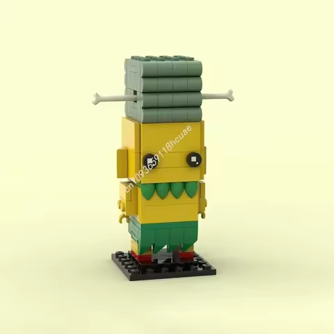 148pcs MOC Sideshow Mel Simpsons Brickheadzed Model Building Blocks Architecture Assemble DIY Toys Creative Christmas Gift Idea