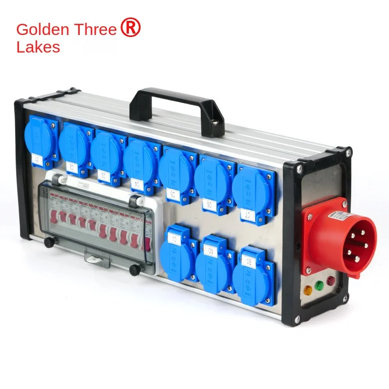 

European Output Distribution Box 6-Way 16A Waterproof Stage Distribution Box 9-Way European Gauge Power Supply Box