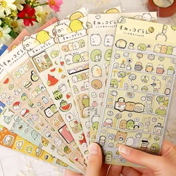 1PCS Kawaii Cartoon Animal Watermelon Sticker Hand Account Diary DIY Decoration Stationery Sticker