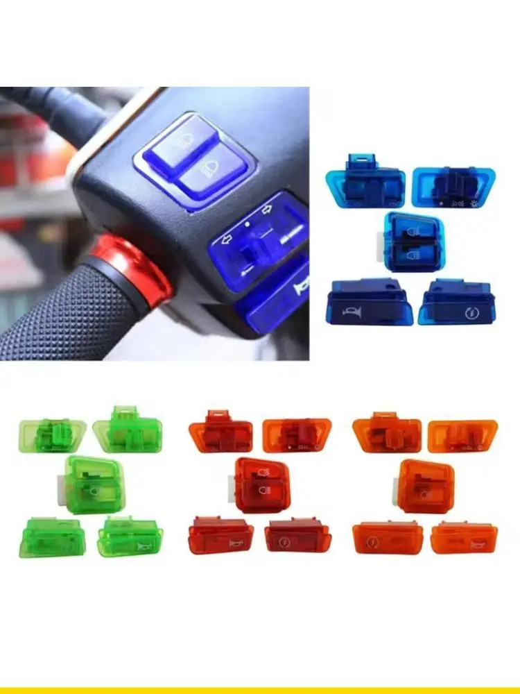 SZCH Scooters Motorcycle Switch Button High Low Beam Turn Horn Accessories
