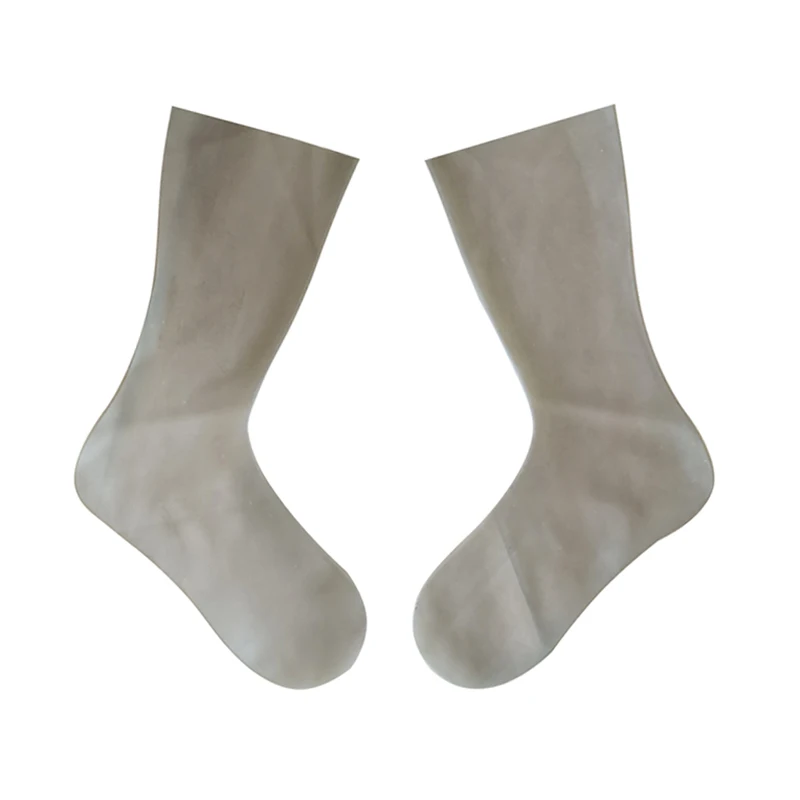 Latex Socks exotic Hosiery 0.4mm thickness Natural Rubber Stockings sexy flexible sock