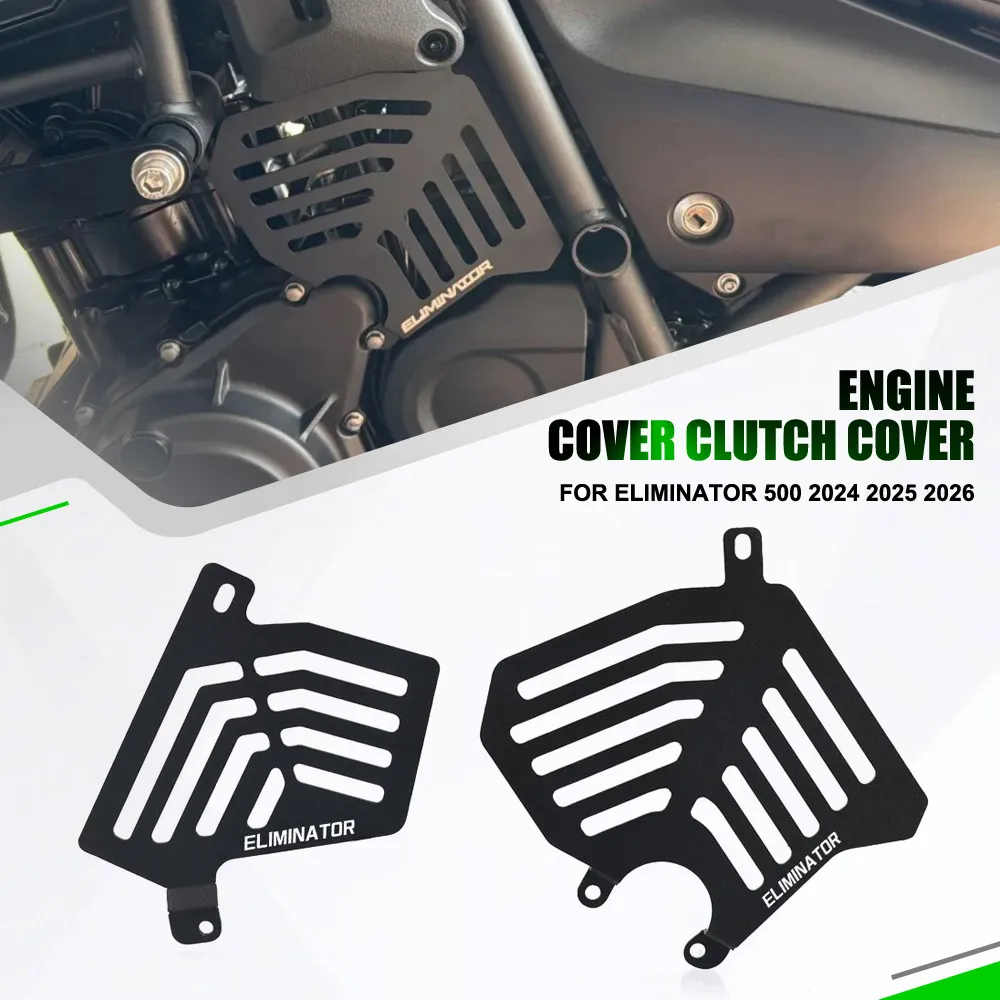 

Eliminator500 Motorcycle Engine Cover Clutch Cover For Kawasaki Eliminator 500 2024 2025 2026 Frame Guard Protection Accessories