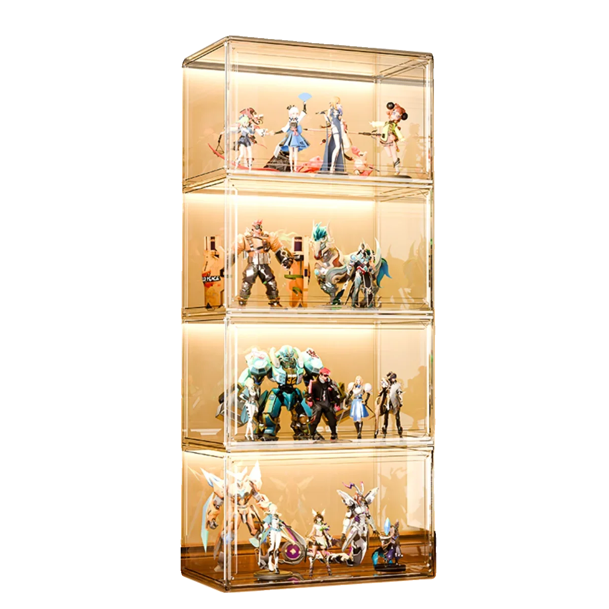 

Cabinet Display Cabinet Suitable for Lego Figure Storage Living Room Imitation Glass Transparent Household Ornament