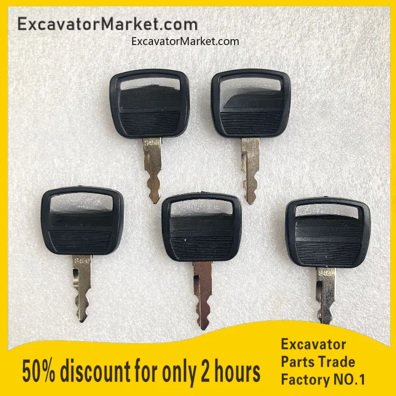 

Excavator 5pcs S450 Ignition Key For Case Excavator Parts 210 220 240 300 360 470 Excavator Accessories