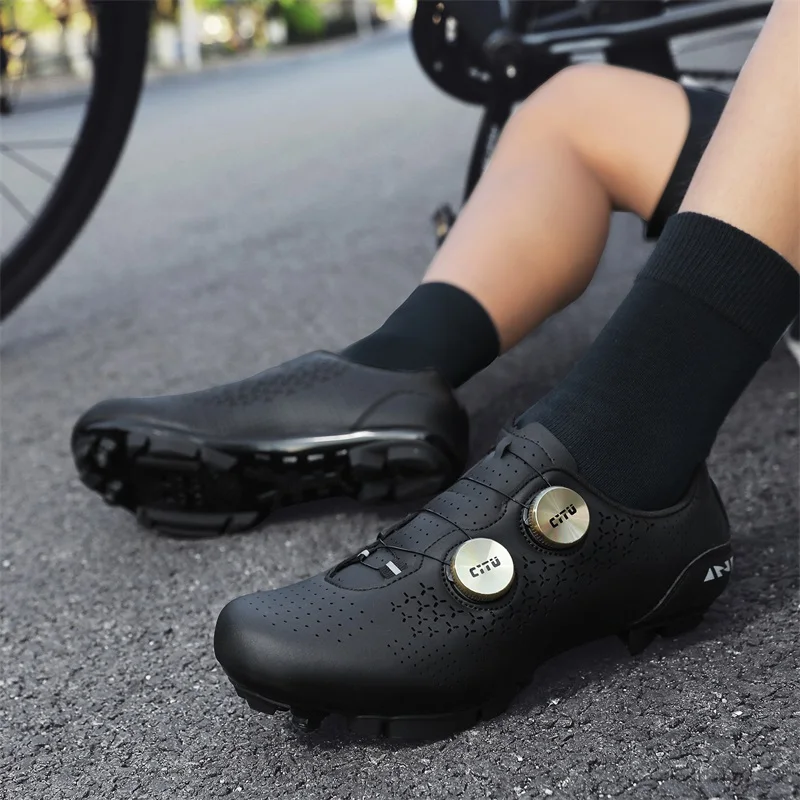 Herren Fahrradschuhe Radsport Schnellverschluss-Schuhe MTB Rennrad Unisex Profi-Rennschuhe Modische Gummi-Flachschuhe – Detail 28
