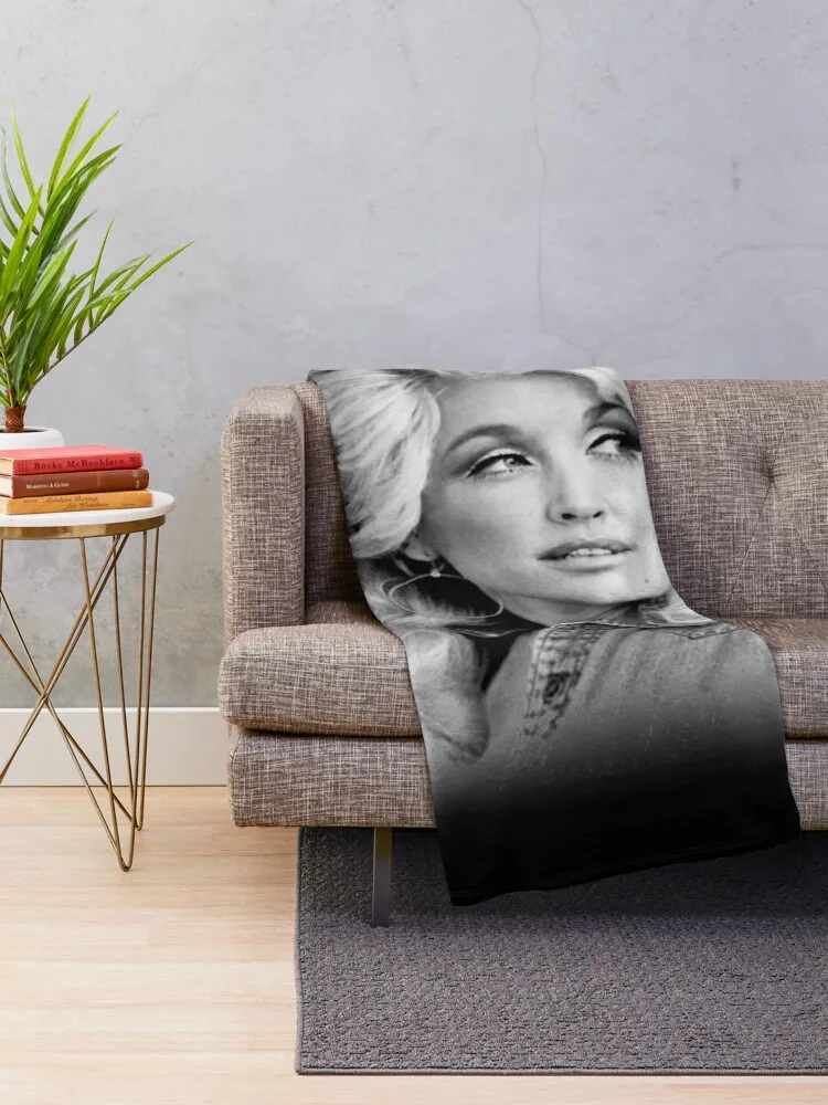 Retro Dolly Parton's Gifts Throw Blanket Sofa Quilt Comfort Recieving Blankets Blanket Sofa