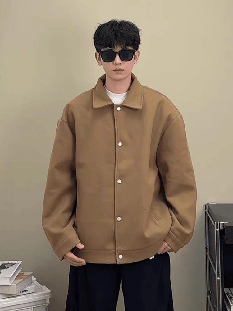 

Шерстяной костюм цвета хаки, мужской костюм Jaet, американский ретро, осенне-зимний модный бренд Cleanfit, полиэфирное волокно 00% Jaet