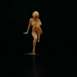 1/64 1/43 Scale Model Resin Sitting Women with Short Hair Are CapableUncolored Miniature Diorama Hand-painted T232