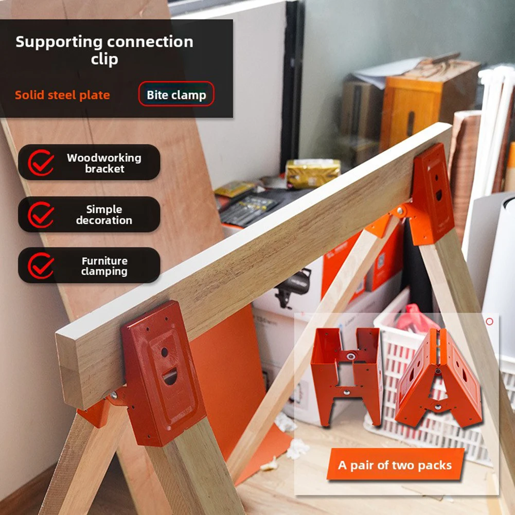 

Portable Workbench Support Brackets Superior Load-bearing For Heavy Projects. Garage Workshop Organization