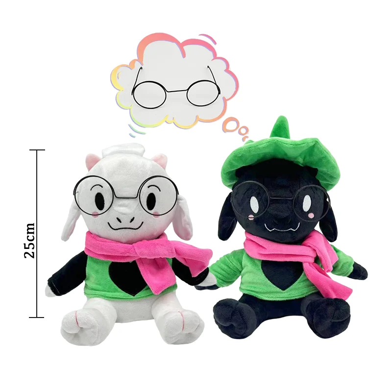 TreasuringU 2026 Neue Deltarunes Plüschtiere Kawaii Ralsei Plüsch-Stofftiere Tenna Puppe mit Wechselkleidung Geburtstagsgeschenke