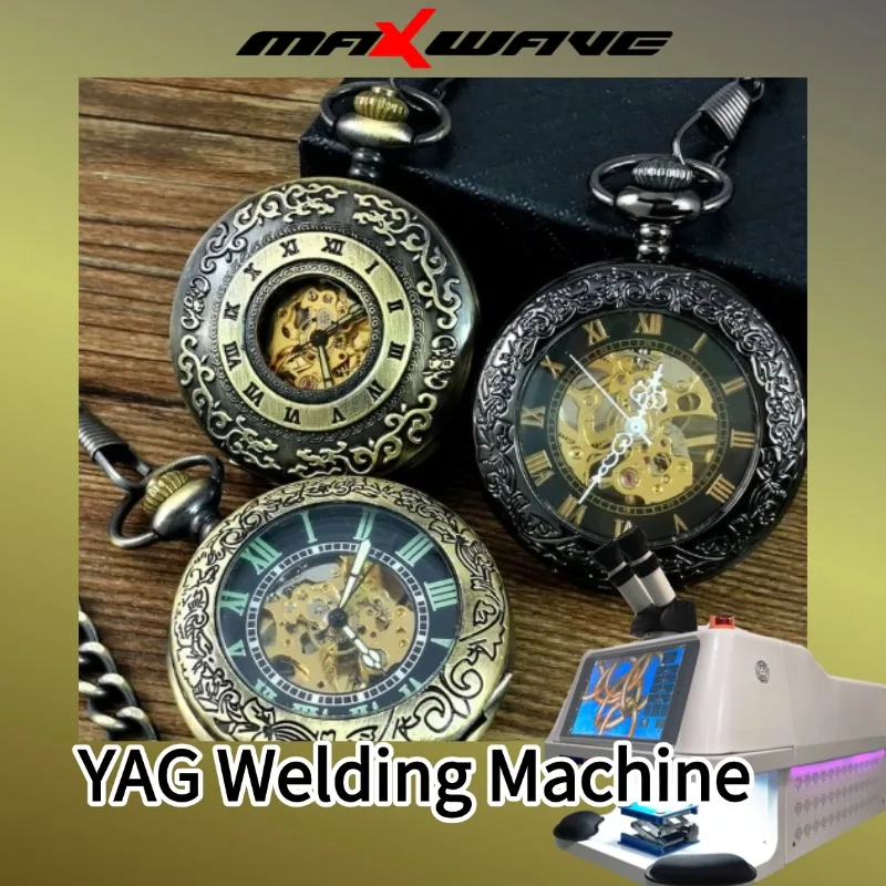 Maxwave 230W+ YAG Laser Welding Machine for Jewelry, Metal, and Electronics with Touch Screen and High Power Control
