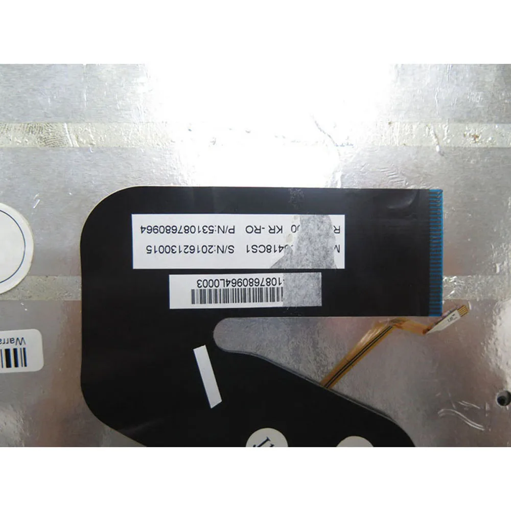 Laptop No Backlit Keyboard For GETAC S410 V138418CS1 V00 KR-RO 531087680964 Korean KR Black No Frame New